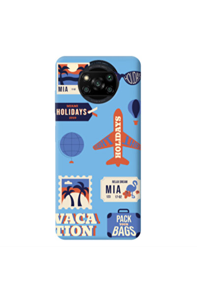 Other Xiaomi Poco X3 /X3 Pro Vacation Blue Colored Silicone TPU Θήκη