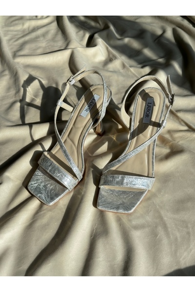 labor Selection Shiny Evening Dress High-Heeled Shoes 9 cm