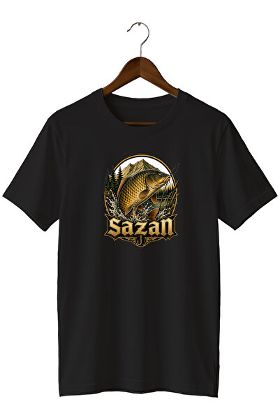 remonz Special Design Carp Fish Printed Men's Outdoor T-Shirt