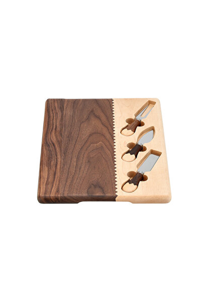 Alberto set of wooden cheese boards 33*25.1*1.9 cm