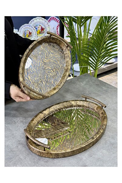 Doğudeko Adaile Polyurethane 2-Piece Luxury Tray