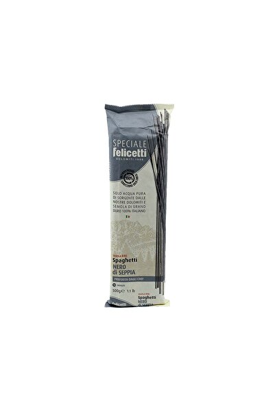 Monograno Felicetti Spaghetti N°105 Paste Felicetti Speciale Nero di Sepia Pa...