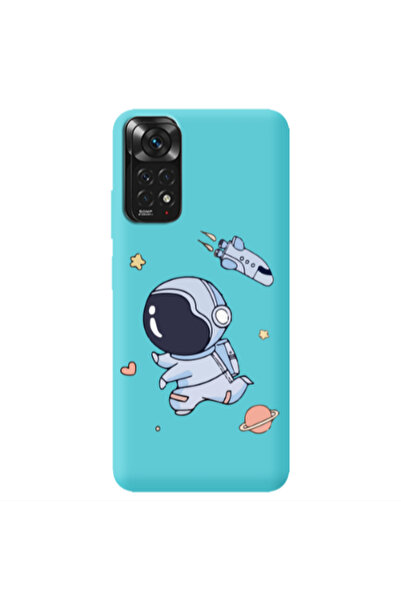 Other Xiaomi Redmi Note 11 4G Aduket Turquoise Colored Silicone TPU Θήκη