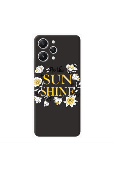 Other Xiaomi Redmi 12 Sun Shine Black Colored Silicone TPU Θήκη