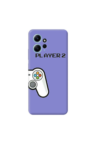 Other Xiaomi Redmi Note 12 4G Player 2 Purple Colored Silicone TPU Θήκη