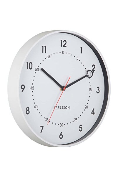 Karlsson Ρολόι Τοίχου Fresco KA6038WH D31,5cm Λευκό