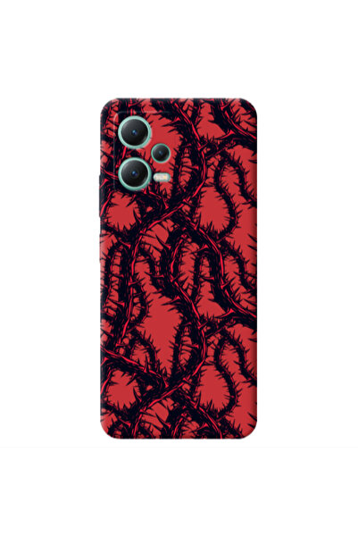Other Xiaomi Redmi Note 12 Pro 5G Prickly ivy Red Colored Silicone TPU Θήκη