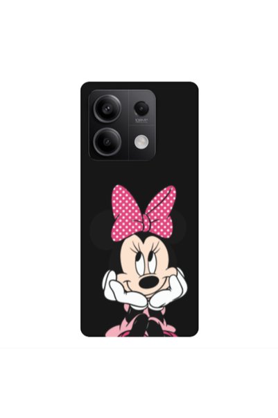 Other Xiaomi Redmi Note 13Pro 5G Minnie 2 Black Colored Silicone TPU Θήκη