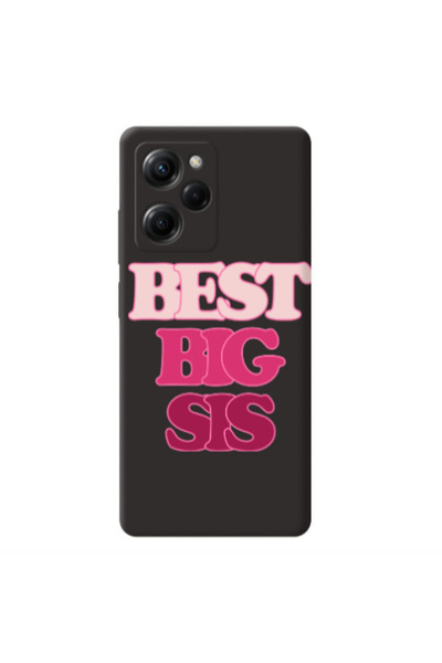 Other Xiaomi Poco X5 Pro Be Creative Black Colored Silicone TPU Θήκη