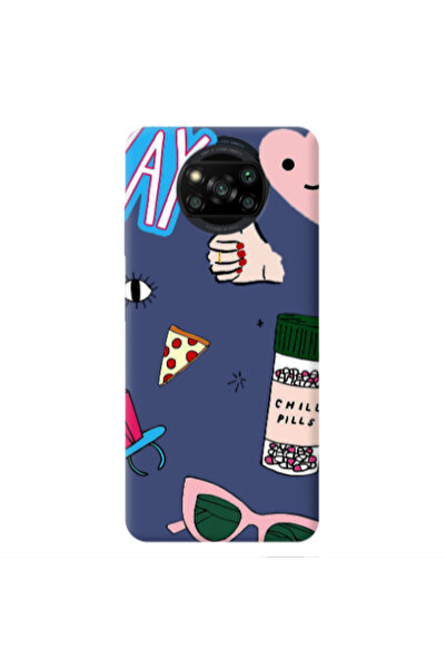 Other Xiaomi Poco X3 /X3 Pro Chill Dark blue Colored Silicone TPU Θήκη
