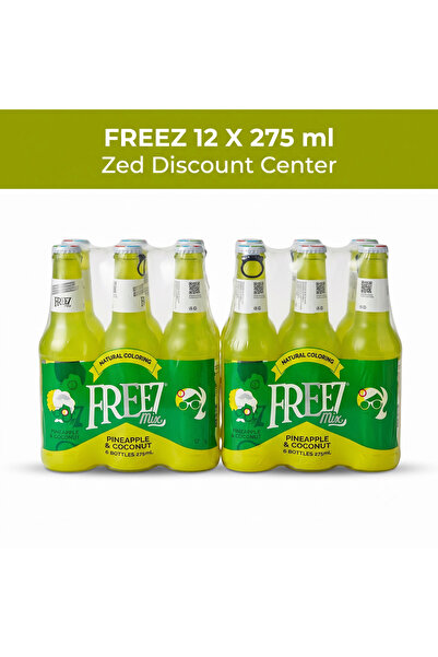 Freez Băutură carbogazoasă premium |   ANANAS ȘI NUCĂ DE COCO 12 x 275ml Pach...