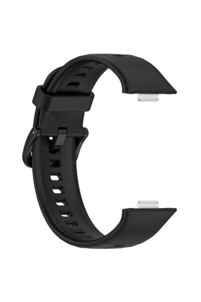 Edman Curea de silicon pentru Huawei Watch Fit 3/4/4 Pro, Negru