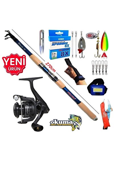 Okuma Revenger Rv-4000A 270cm 50-100gr Ultimate Turna Tele Spin Olta Takımı Seti