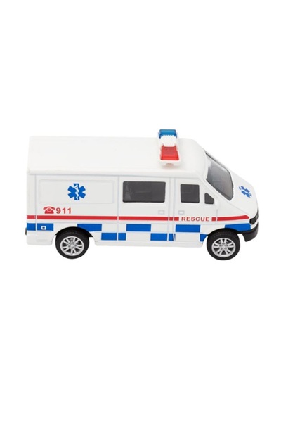OEM Miniature Ambulance Vehicle White 1:43