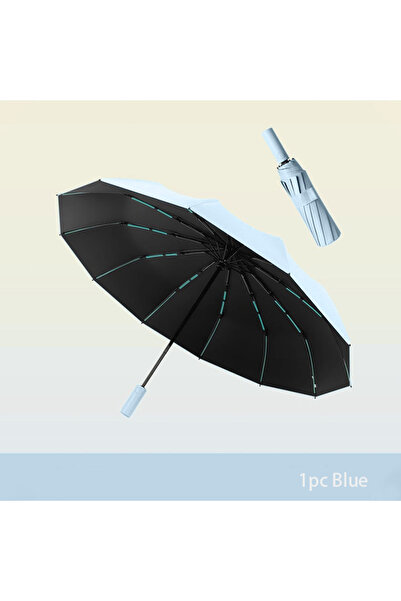 Choice3 60BONES Sky Blue 60Bones Super Windproof Umbrella All Weather Umbrell...