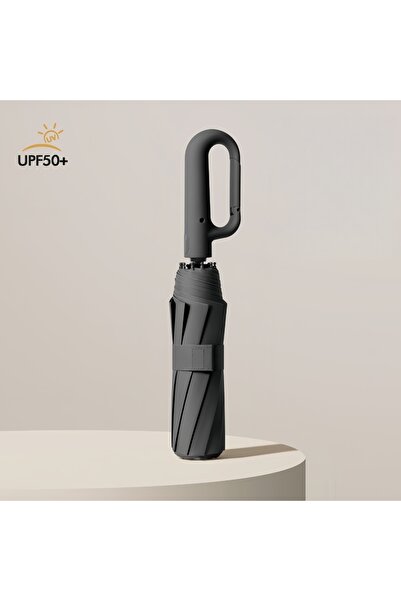 Choice iron 10K Black 20 Bones Windproof Strong 105CM Reinforced Automatic Fo...