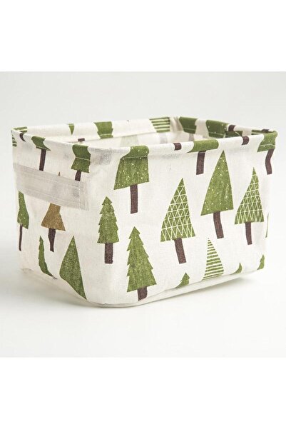 Choice11 A10 1pc Cotton Linen Fabric Waterproof Desktop Sundries Basket Stora...