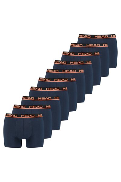 Head Herren Boxershorts, 10er Pack - Basic Boxer Trunks ECOM, Stretch-Baumwolle