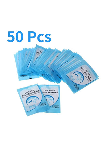 Choice1 50PCS 10-50 PCS Disposable Toilet Seat Hotel Plastic Waterproof Toile...
