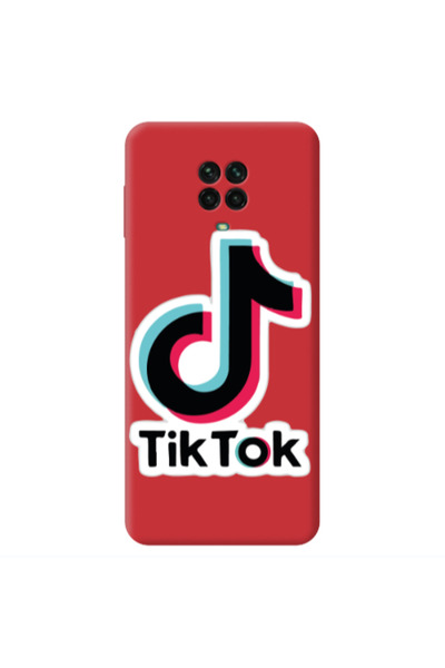 Other Xiaomi Redmi Note 9 Pro Tik Tok Red Colored Silicone TPU Θήκη