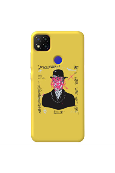 Other Xiaomi Redmi 9c Awes Yellow Colored Silicone TPU Θήκη