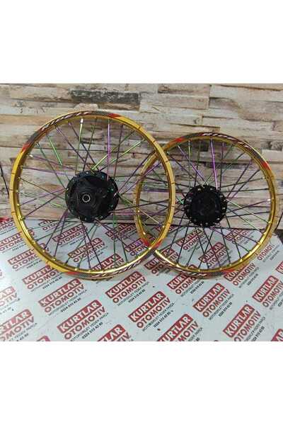 MTS Ride İt Komple Takım Jant Gold Bukalemun 120x19 / 120x17 (Diskli Model)