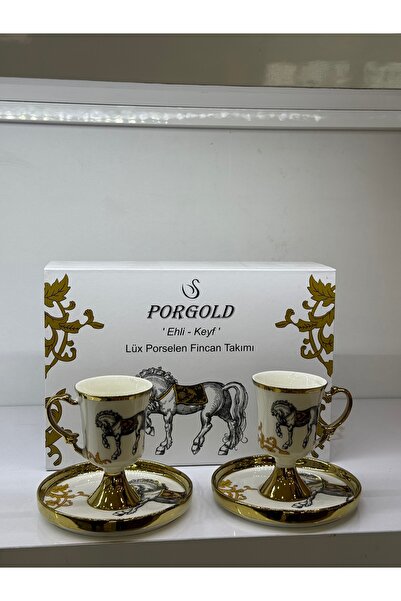 Porgold 2li FİNCAN TAKIMI TÜRK KAHVESİ (elde yıkayınız makineye girmez)
