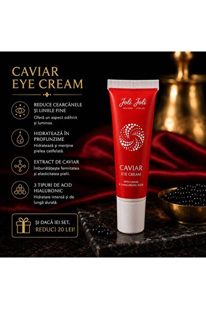 Joli Joli Caviar Eye Cream 30 ml Cremă Contur Ochi cu Extract de Caviar și 3 ...
