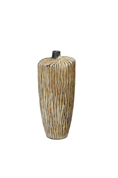 ESPIEL Βάζο TAS245 13x13x26εκ. Μπεζ