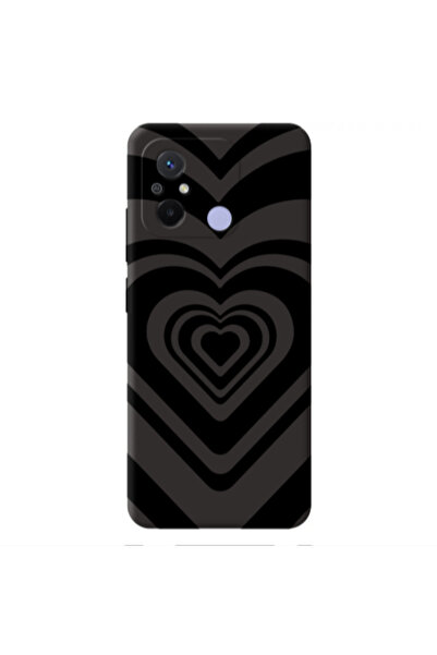 Other Xiaomi Redmi 12C Hypnosis Black Colored Silicone TPU Θήκη