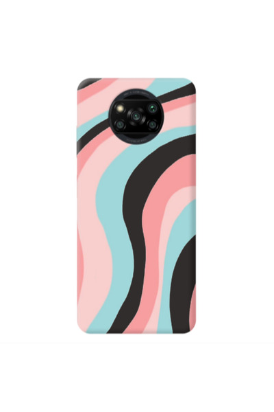 Other Xiaomi Poco X3 /X3 Pro Colored lines Black Colored Silicone TPU Θήκη