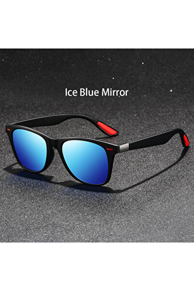 Choice3 نظارات شمسية بإطار مربع من IceBlueMirror، نظارات شمسية فاخرة ذات علام...