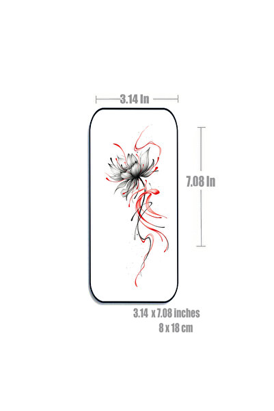 Choice CY026-0818L INKARTLINK Temporary Tattoo Stickers Waterproof Color Prin...