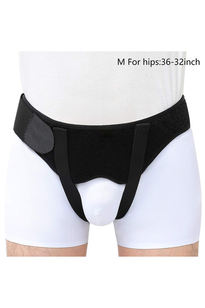 Choice1 M Man Inguinal Groin Support Inflatable Removable Compression Pads Pa...