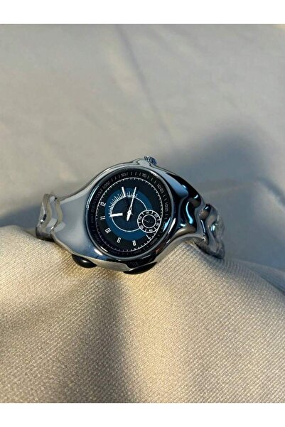 Choice blue black 1pc men's irregular y2k non mechanical watch, twisted retro...