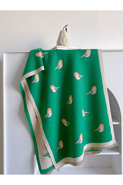 Choice3 green Thick Cashmere Blanket Women Scarf Warm Pashmina Shawl Winter W...