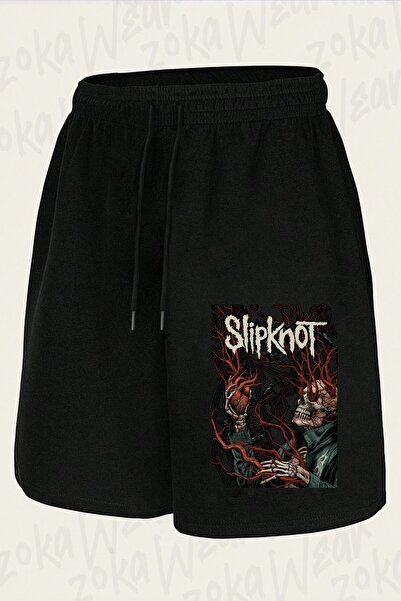 ZOKAWEAR Unisex Slipknot V4 Design Printed Shorts
