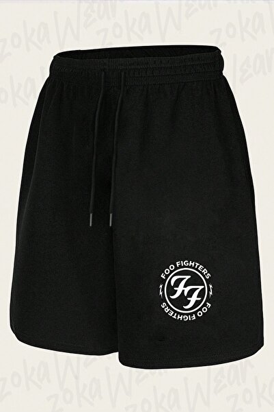 ZOKAWEAR Unisex Foo Fighters Ff Design Printed Shorts