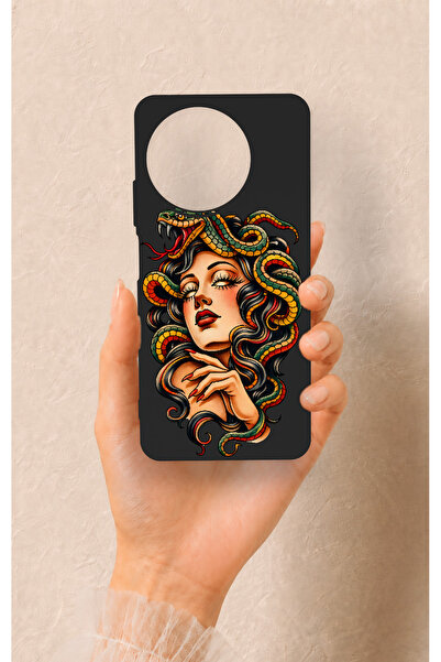 Vip Case Realme 11 Uyumlu Medusa Desenli Silikon Kılıf