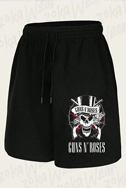 ZOKAWEAR Unisex σορτς με στάμπα Guns N Roses v38