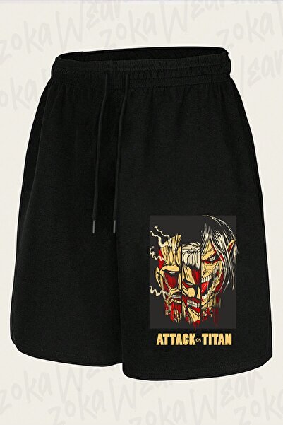 ZOKAWEAR Unisex Aot Titans Animee Design Printed Shorts