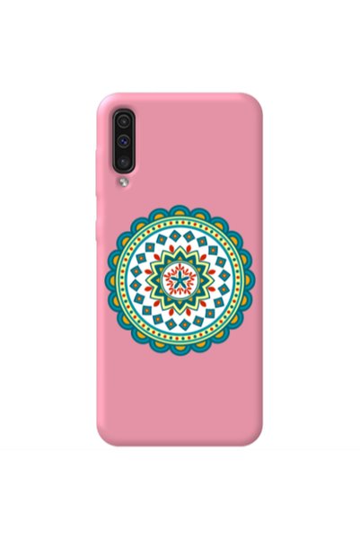 Other Samsung A70 Mandala D11 Pink Colored Silicone TPU Θήκη