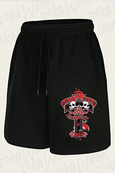 ZOKAWEAR Unisex σορτς με στάμπα Guns N Roses v25