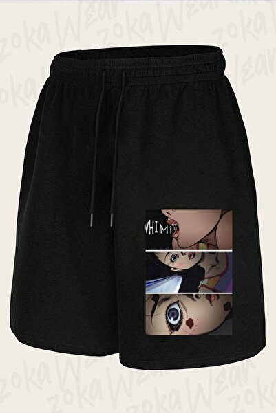 ZOKAWEAR Unisex Kill Bill Ruined Childhood Design Printed Shorts