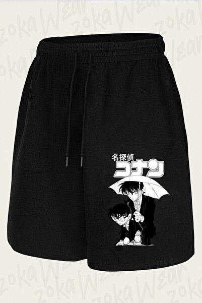 ZOKAWEAR Unisex Detective Conan Design Printed Shorts