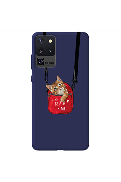 Other Samsung S20 Ultra Are you kitten Dark blue Colored Silicone TPU Θήκη