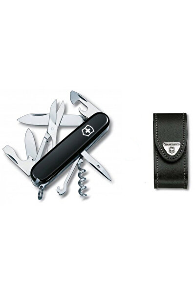 OEM Set briceag multifunctional/teaca, Victorinox Climber, Negru