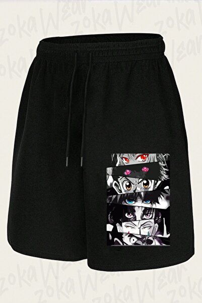 ZOKAWEAR Unisex Eyes Hunter X Hunter Design Printed Shorts
