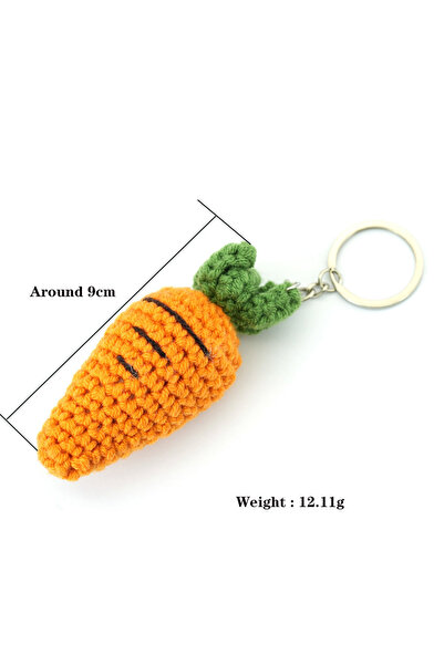 Choice Carrot Noter New Funny Handmade Braided Carrot Rainbow Keychain Select...