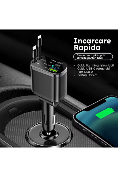 Noar Auto INCARCATOR AUTO RETRACTABIL 5 in 1